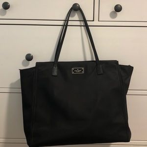 Black Kate Spade Tote Bag